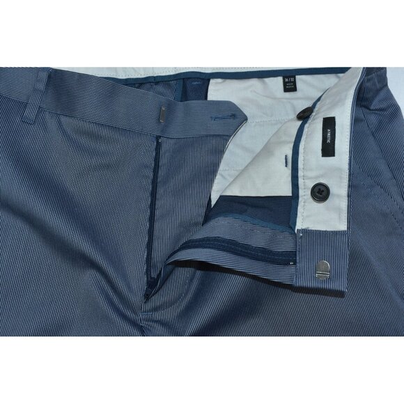 Bonobos Friday Weekday Men's Pants Size 36x32 Blue Chino Pinstripe Athletic Fit - Picture 9 of 16